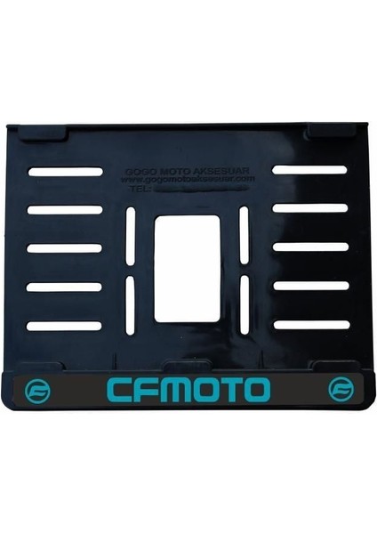 Gear5 Plastik Plakalık Siyah Mavi - Cf Moto (15X24)