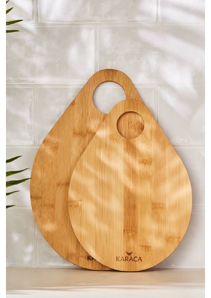 Iki Parça Bambu Kesme Tahtası, 28 ve 33 Cm, Dayanıklı ve Şık Tasarım fiyatları
