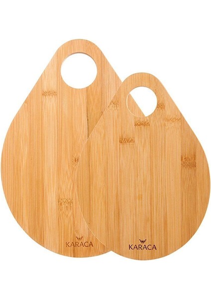 Iki Parça Bambu Kesme Tahtası, 28 ve 33 Cm, Dayanıklı ve Şık Tasarım indirimleri