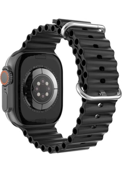 Ultra Saat 49MM Siyah Nfc Gps Siri Vidalı Gs8+ modelleri