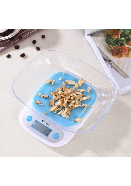 Mutfak Terazisi, Dijital LCD Ekran, 5kg, Mavi, Pratik ve Şık Ölçüm Aracı fiyatları