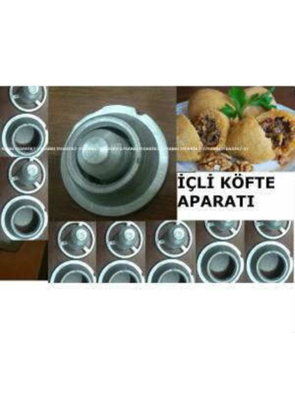 Içli Köfte ve Kıyma Makinesi Için 10-12 Numara Gri Aparat