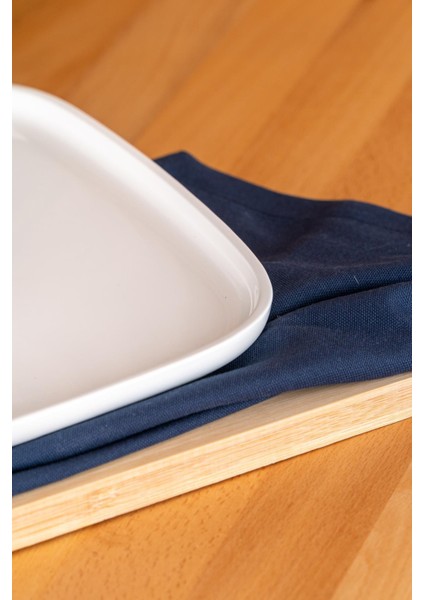 Beyaz Kare Servis Tabak 26.5 Cm, Şık ve Dayanıklı, 1 Adet fiyatları