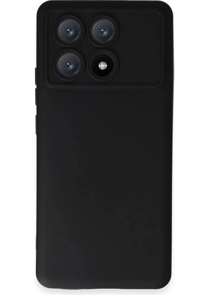 Xiaomi Poco X6 Pro Kılıf Nano Içi Kadife Silikon - Siyah