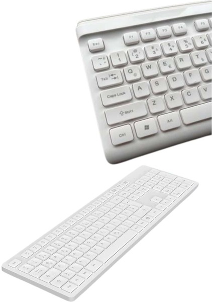 Depomix 2.4 Ghz Wireless Kablosuz Klavye Mouse Seti Tv Pc Uyumlu fırsatları