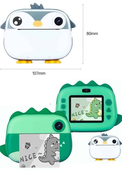 Depomix Çocuklar Için Özel Fotoğraf Makinesi Farklı Desen Seçenekli 3 Adet Rulo fırsatları