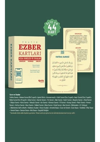 Pratik Ezber Kartları Kısa Sureler ve Dualar