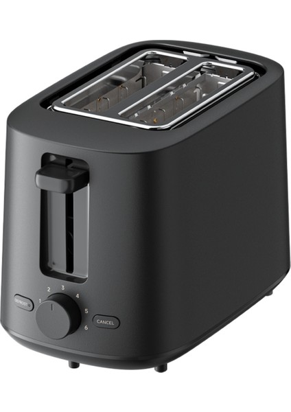Siyah Renkli Ekmek Kızartma Makinesi, Hızlı ve Pratik Kullanım