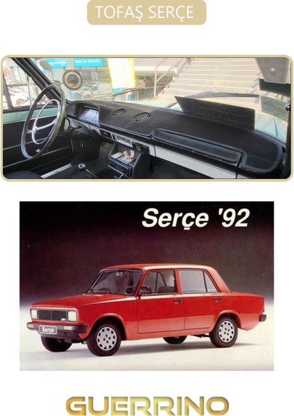 Tofaş Serçe Torpido Koruma Halısı Bej Kenar