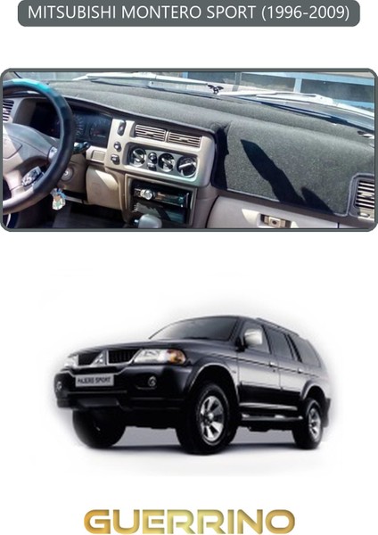 Mıtsubıshı Montero Sport 1996-2009TORPİDO Koruma Halısı Gri Kenar