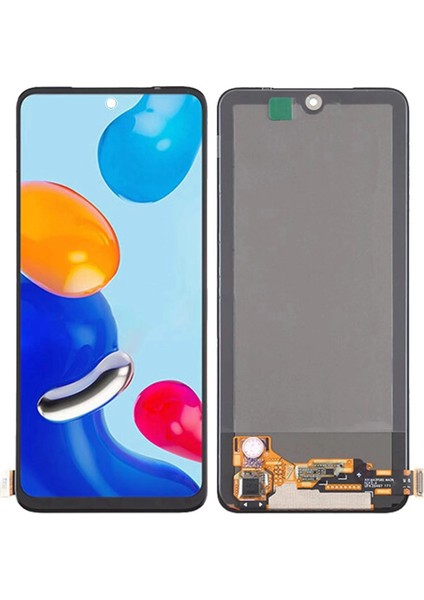 Xiaomi Uyumlu Redmi Note 11S LCD Ekran Dokunmatik Siyah Çıtasız OLED