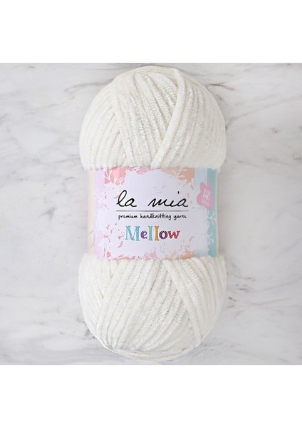La Mia Mellow Krem El Örgü Ipi - 910 - 34159