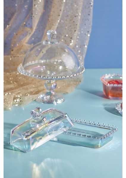 Turuncu Cam Şekerlik, Tereyağlık ve Peynirlik, 17 Cm, Şık ve Kullanışlı Tasarım fiyatları