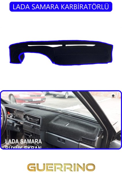 Lada Samara Karbiratörlütorpido Koruma Halısı Mavi Kenar