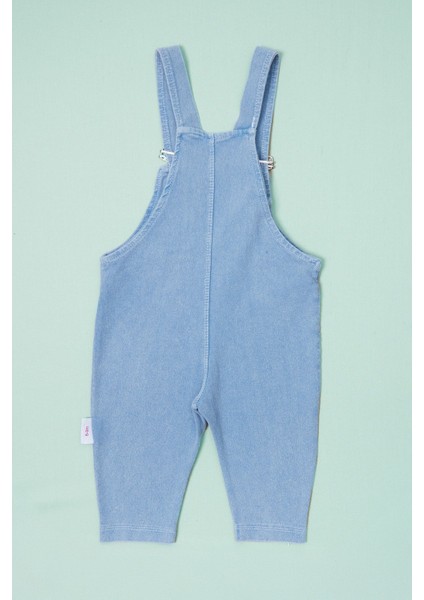 %100 Pamuk Kiraz Nakışlı Kız Çocuk 2 Li Salopet Takım indirimleri