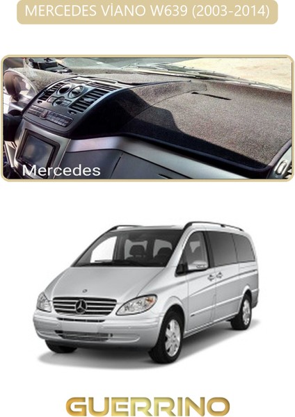 Mercedes Viano W639 2003-2014TORPİDO Koruma Halısı Bej Kenar