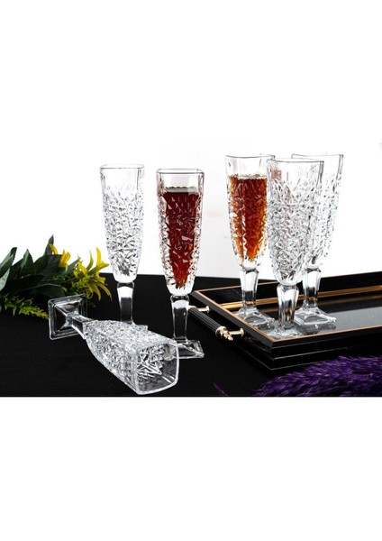 Ayaklı ve Yan Bardak Seti, 6 Kişilik, Bulaşık Makinesi Uyumlu modelleri