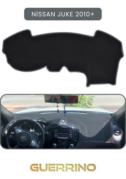Nissan Juke 2010+TORPİDO Koruma Halısı Gri Kenar