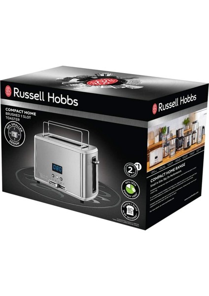 Beyaz Kompakt Ekmek Kızartma Makinesi, Pratik ve Şık Tasarım