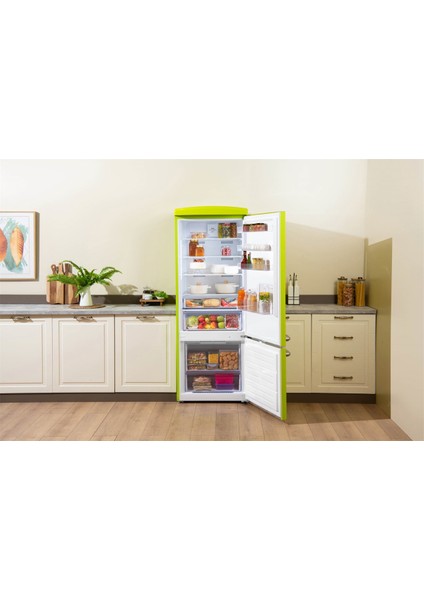 Nfk 52022 Yeşil 471 Lt No Frost Kombi Buzdolabı fiyatları