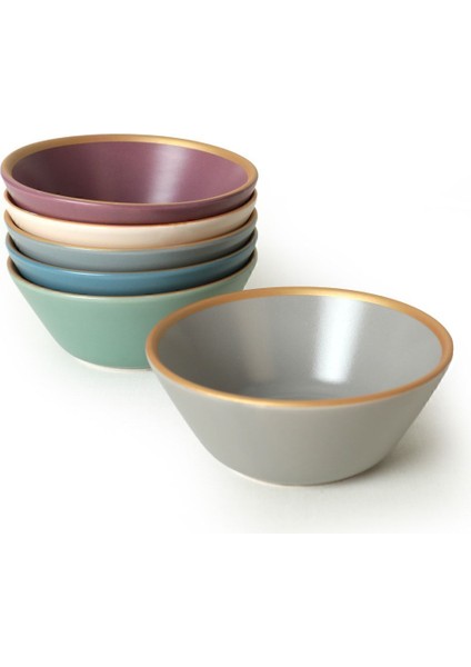 Renkli Hitit Kase Seti 14 cm 6'lı, Şık ve Dayanıklı Mutfak Aksesuarları, Ideal Hediye fiyatları