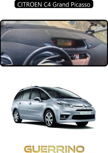 Cıtroen C4 Grand Picassotorpido Koruma Halısı Siyah Kenar