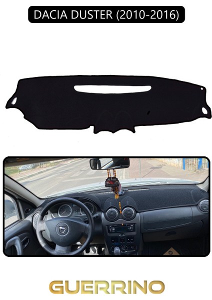 Dacıa Duster 2010-2016TORPİDO Koruma Halısı Siyah Kenar