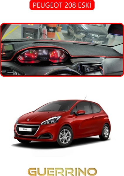 Peugeot 208 Eskitorpido Koruma Halısı Kırmızı Kenar