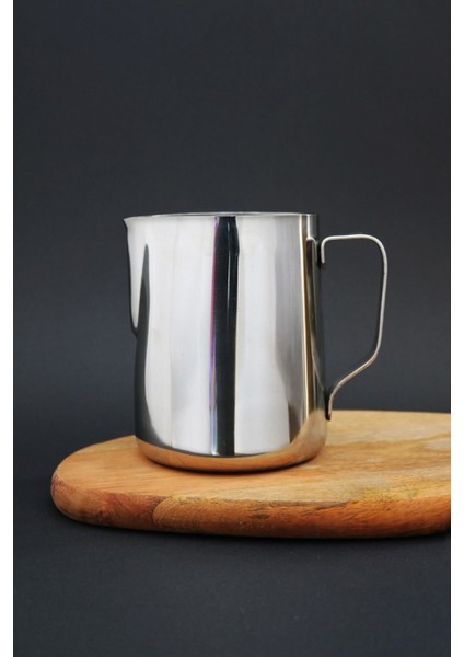 Paslanmaz Çelik 1l Kahve Süt Köpürtme Potu, Dayanıklı ve Şık Tasarım