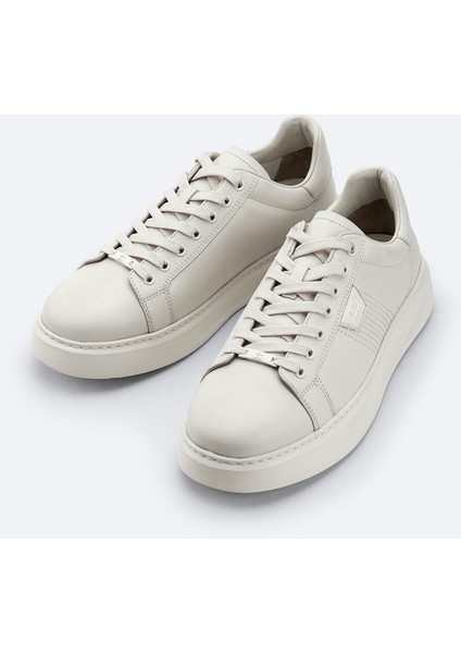 Erkek Beyaz %100 Deri Esnek Taban Hafif Casual Ayakkabı A52Y8016 fiyatları