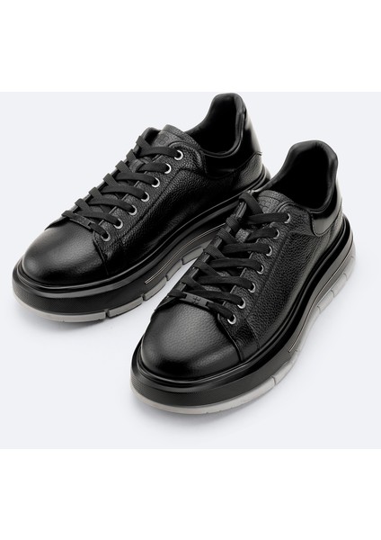 Erkek Siyah %100 Deri Esnek Taban Hafif Casual Ayakkabı A52Y8017 fiyatları