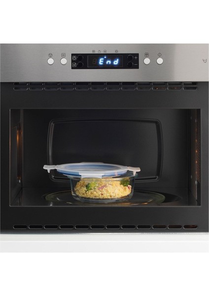 Şeffaf 400 ml Yuvarlak Vakumlu Cam Saklama Kabı, Dayanıklı ve Pratik Kullanım Için Ideal fiyatları