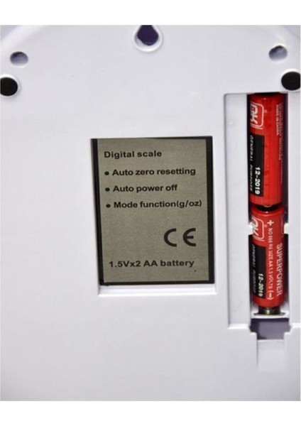 Dijital Hassas Mutfak Tartısı, 10KG, Beyaz, Doğru ve Güvenilir Ölçüm fırsatları