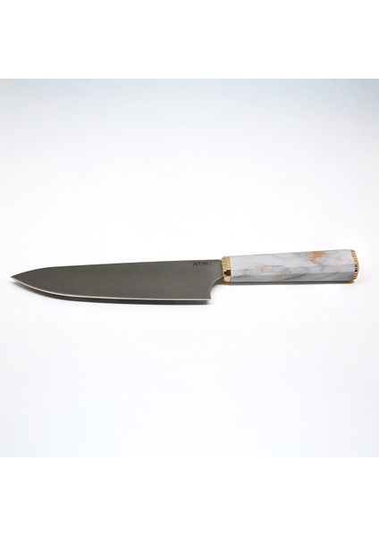Mermer Desenli Atak Şef Bıçağı, Isim Yazma Hediye, Kaliteli Mutfak Gereci fiyatları