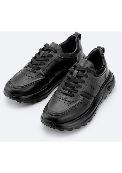 Erkek Siyah %100 Deri Esnek Taban Hafif Casual Ayakkabı A52Y8018 fiyatları