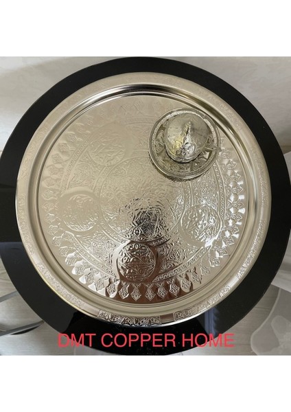 34CM Krom Nikel Kaplama Otantik Görünümlü Servis Tepsisi modelleri