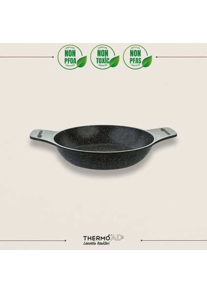 Döküm Güveç Sahan, Kendinden Saplı, 18 Cm, Şık Gri Renk