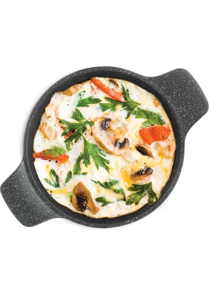 Döküm Güveç Sahan, Kendinden Saplı, 18 Cm, Şık Gri Renk fırsatları