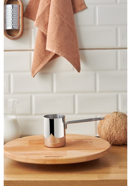 Şık Metalik Cezve 350 Ml, Kahve Hazırlığında Zarif ve Kullanışlı Tasarım