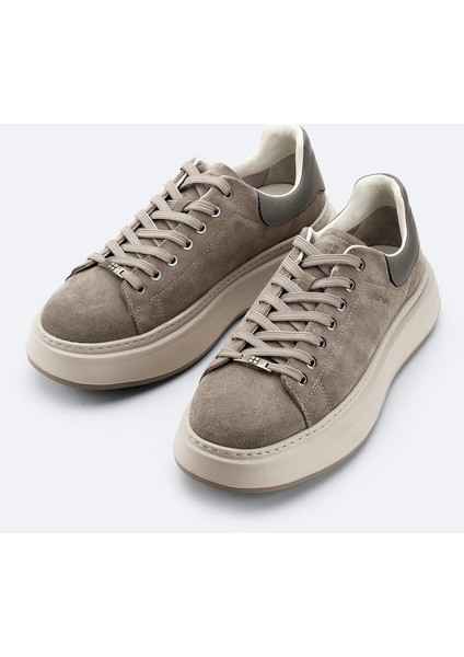 Erkek Vizon %100 Deri Esnek Taban Hafif Casual Ayakkabı A52Y8022 fiyatları