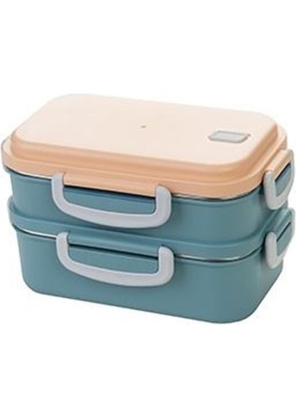 Çift Katlı Beslenme Kabı 450X400 Ml, 15,2-13,5 Oz, Mavi