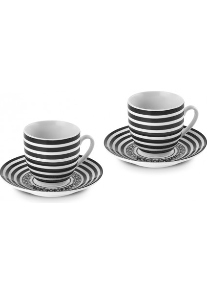 Yaren 2 Kişilik Kahve Fincanı, 80 Ml, Şık ve Kullanışlı Kahve Seteği