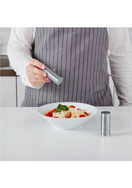 Paslanmaz Çelik Tuzluk ve Karabiberlik, 7 Cm, 2 Parça, Şık ve Dayanıklı modelleri