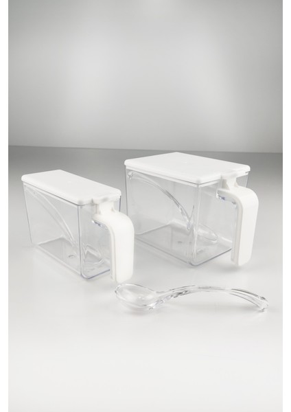 Beyaz 8'li Standlı Baharatlık Seti, Şık ve Kullanışlı Mutfak Aksesuarı fiyatları