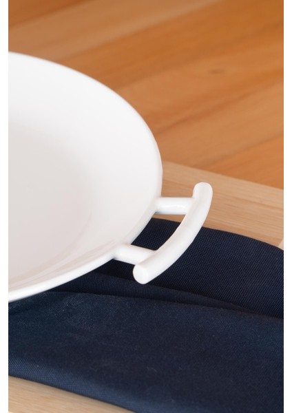 29 cm Yuvarlak Kulplu Beyaz Servis Tabağı, Şık ve Kullanışlı Tasarım fiyatları