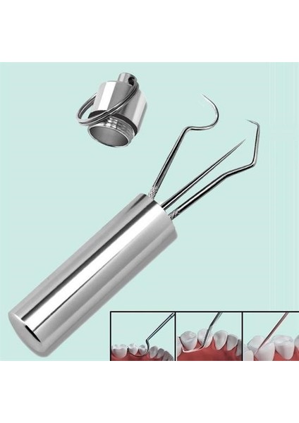 Buffer® 7 Parça Paslanmaz Çelik Ağız Diş Tartar Sökücü Temizlik Bakım Seti