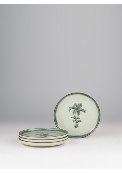 Lacivert 4'lü 21 cm Şık Pasta Tabağı Seti, Zarif ve Kullanışlı Tasarım. fiyatları