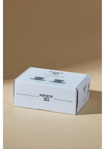 Yaren 2 Kişilik Siyah Kahve Fincanı 80 Ml, Şık ve Kullanışlı.