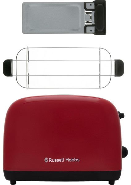 2 Dilim Kızartma Makinesi, Kırmızı Renk, Pratik ve Şık Tasarım indirimleri