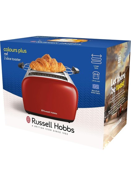 2 Dilim Kızartma Makinesi, Kırmızı Renk, Pratik ve Şık Tasarım